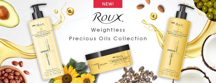 Roux Weightless Precious Oils Collection